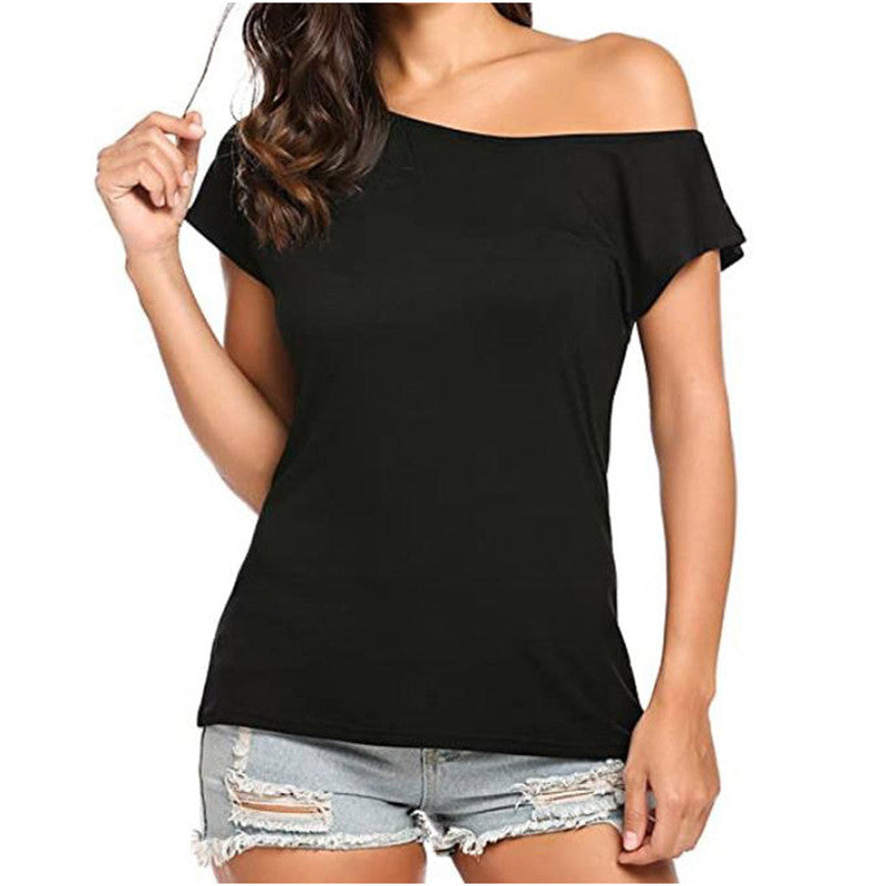 Daily Casual Off-shoulder T-shirt