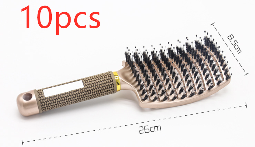 Detangle Bristle and Nylon Comb Anti-Knot Hair Brush
