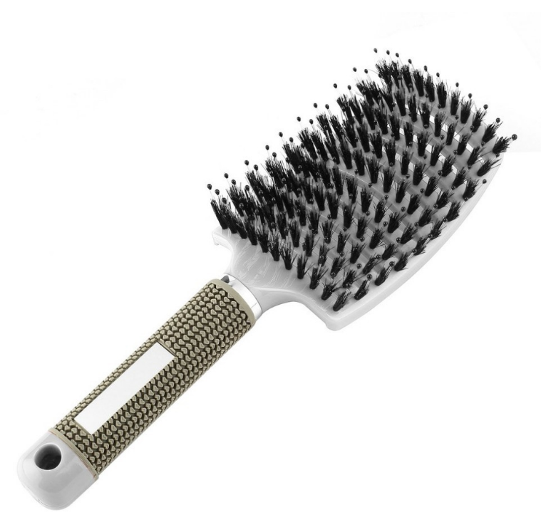 Detangle Bristle and Nylon Comb Anti-Knot Hair Brush