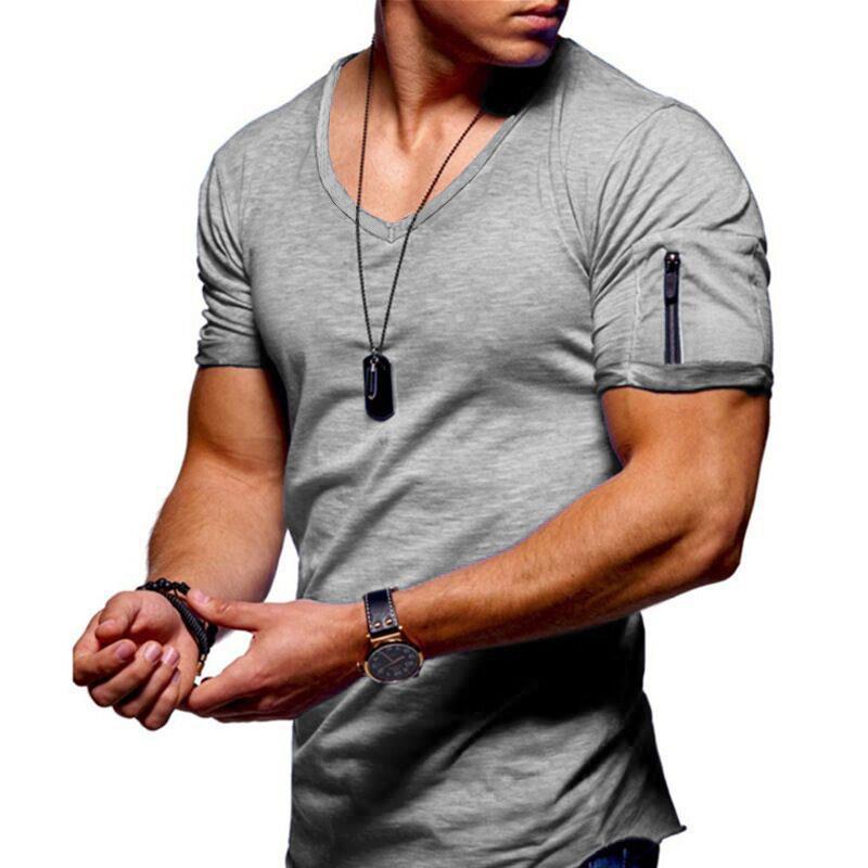 V-neck Short-sleeved
