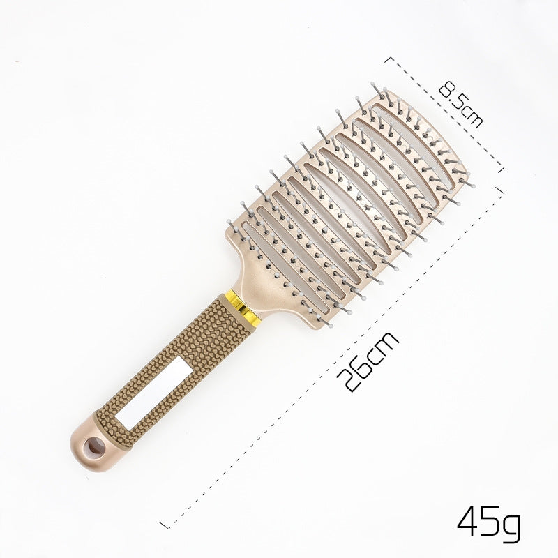 Detangle Bristle and Nylon Comb Anti-Knot Hair Brush