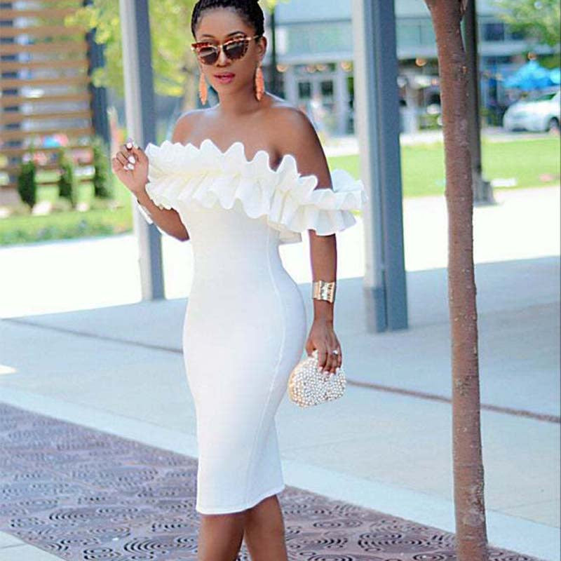 Effortless Feminine Ruffled Dress