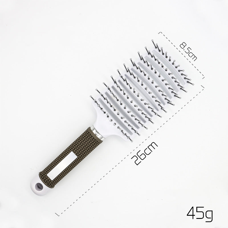 Detangle Bristle and Nylon Comb Anti-Knot Hair Brush