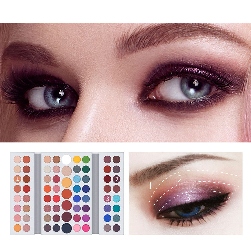 Matte Makeup Eye Shadow and Contouring Palette Combo