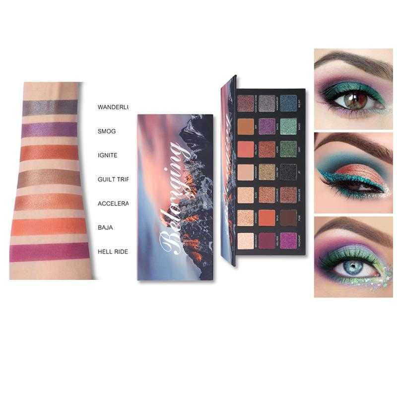 Radiant Beauty Pearlescent Matte Eye Shadow Palette