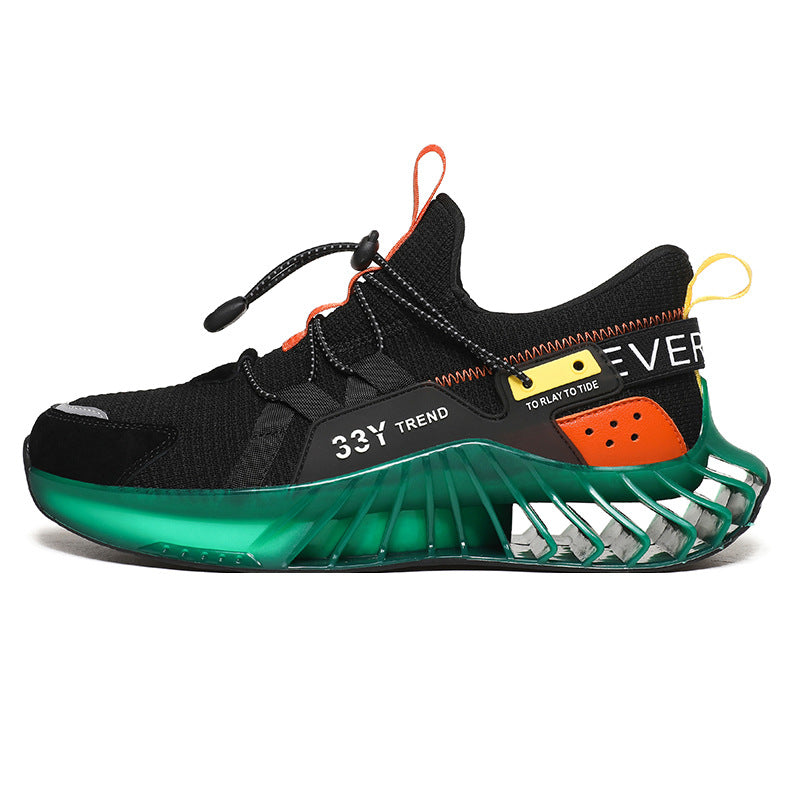 Low Top Round Toe Injection Shoes