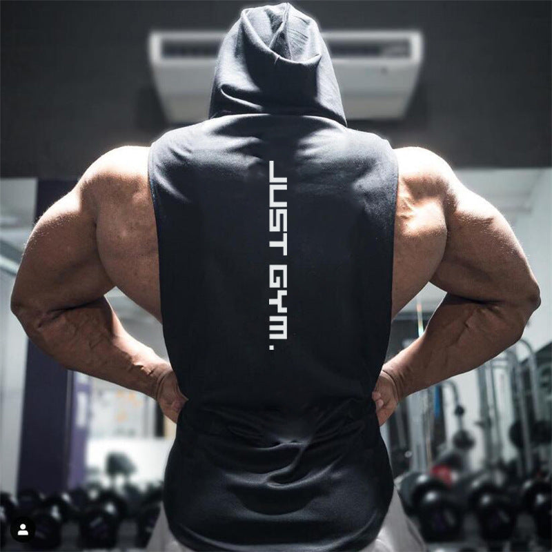 Hooded Fitness Vest for Men