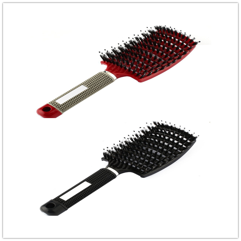 Detangle Bristle and Nylon Comb Anti-Knot Hair Brush