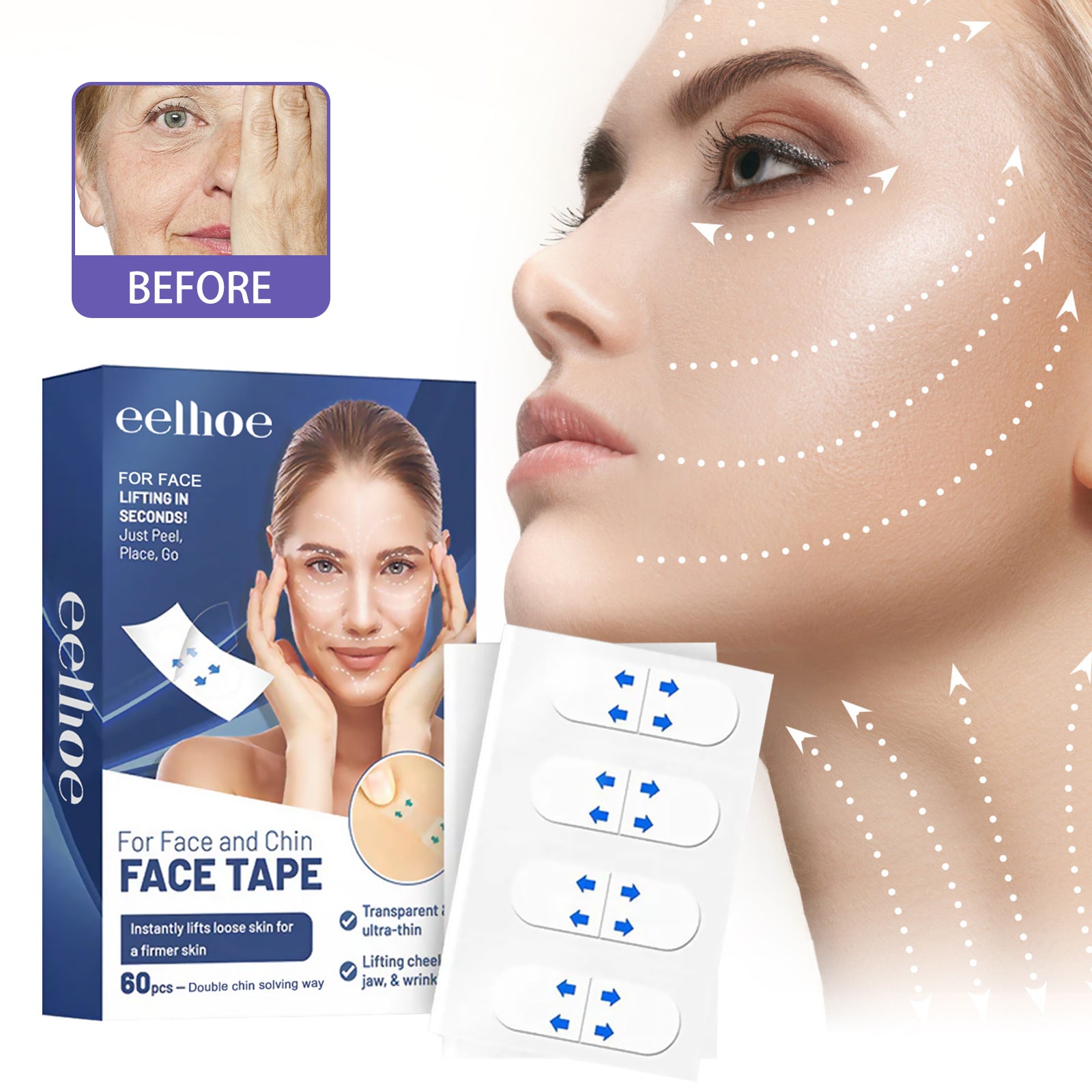 Face Tape Invisible Lift & Sculpt Instant Facelift Solution