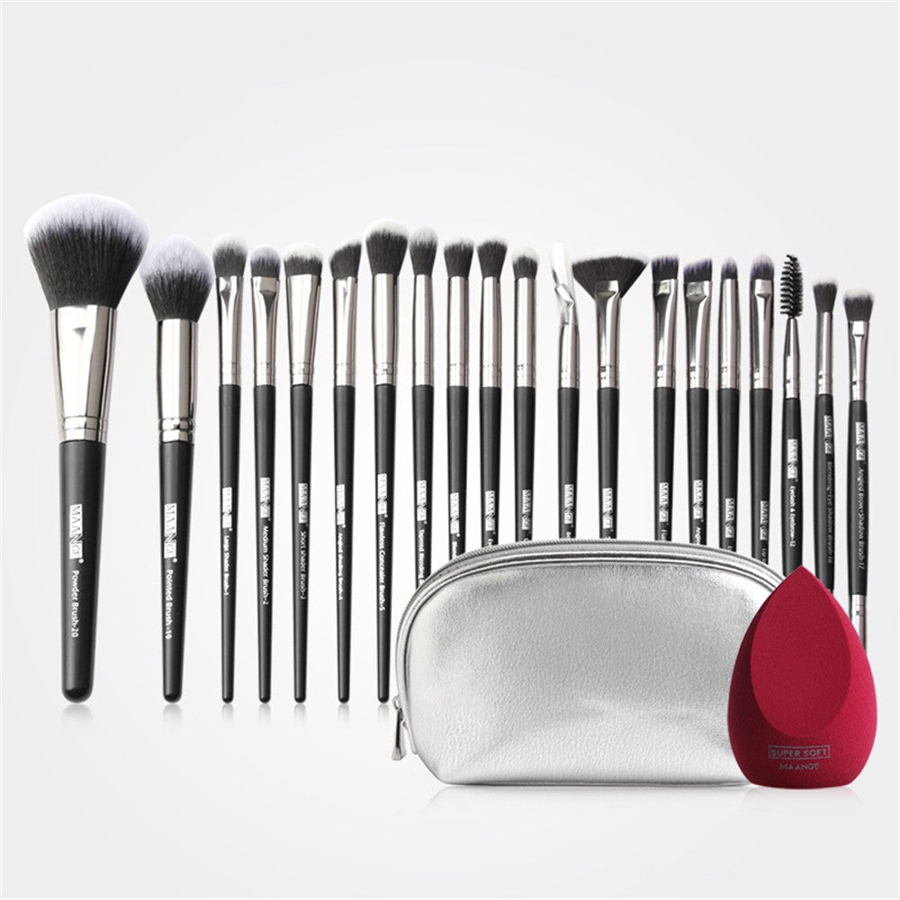 Complete Eye Shadow & Makeup Brush Beauty Tool Essentials 20 Piece Set