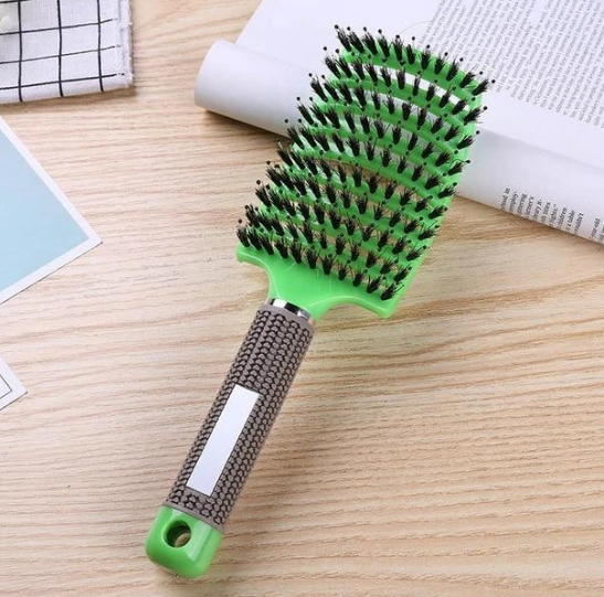 Detangle Bristle and Nylon Comb Anti-Knot Hair Brush