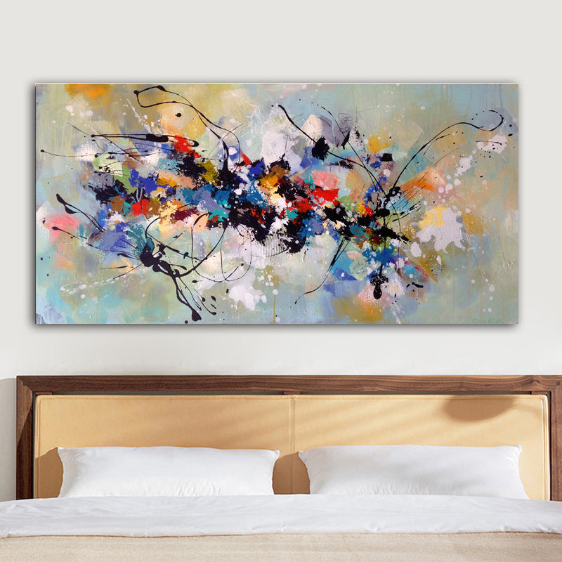 Abstract Color Splash Canvas Wall Art