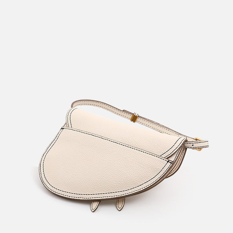 Ladies leather messenger bag