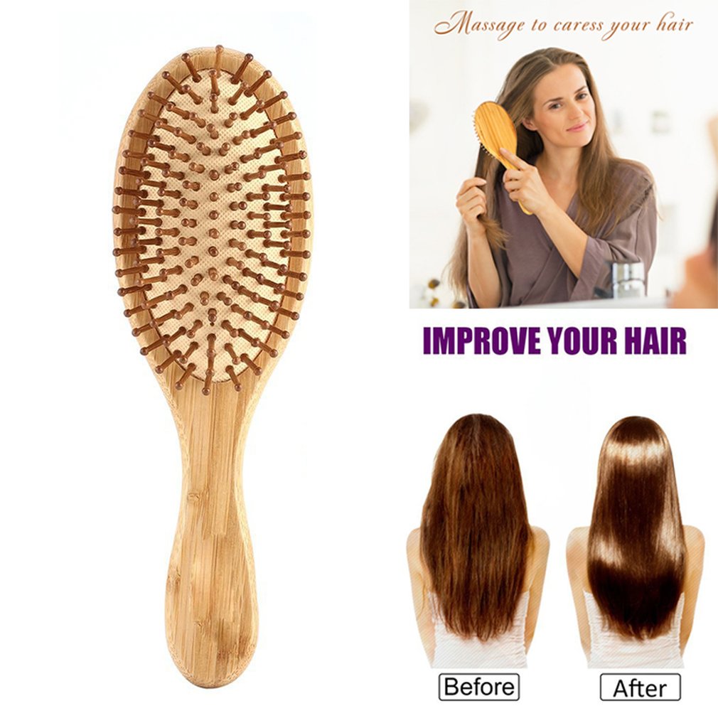 Eco-Friendly Bamboo Massage Comb