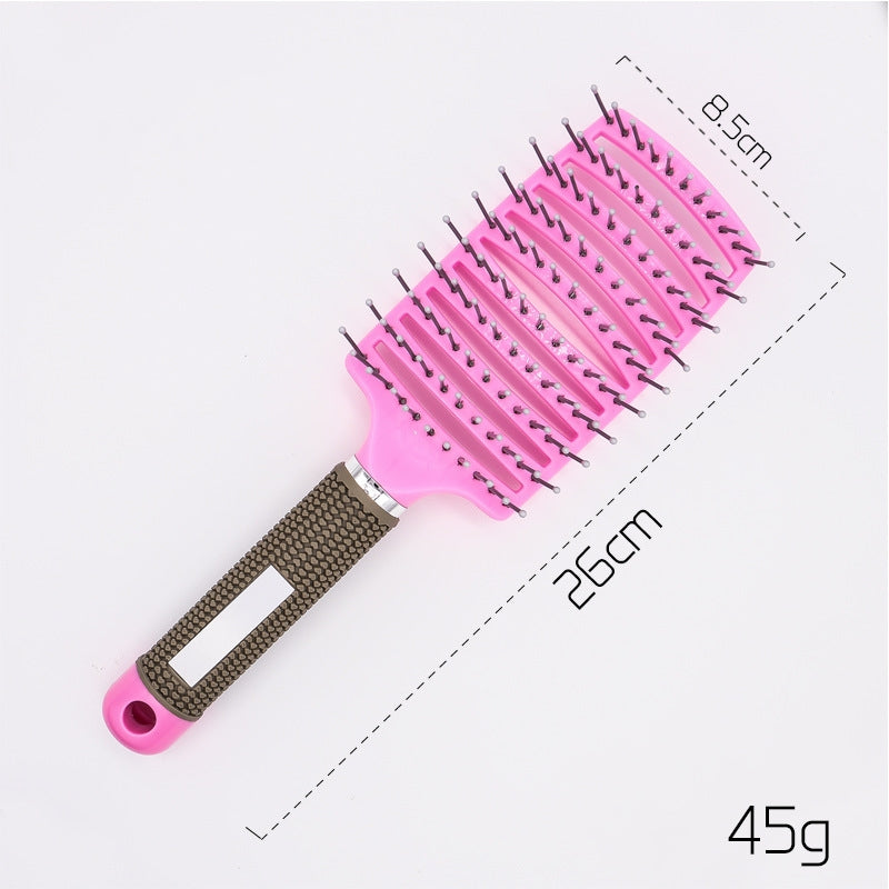 Detangle Bristle and Nylon Comb Anti-Knot Hair Brush