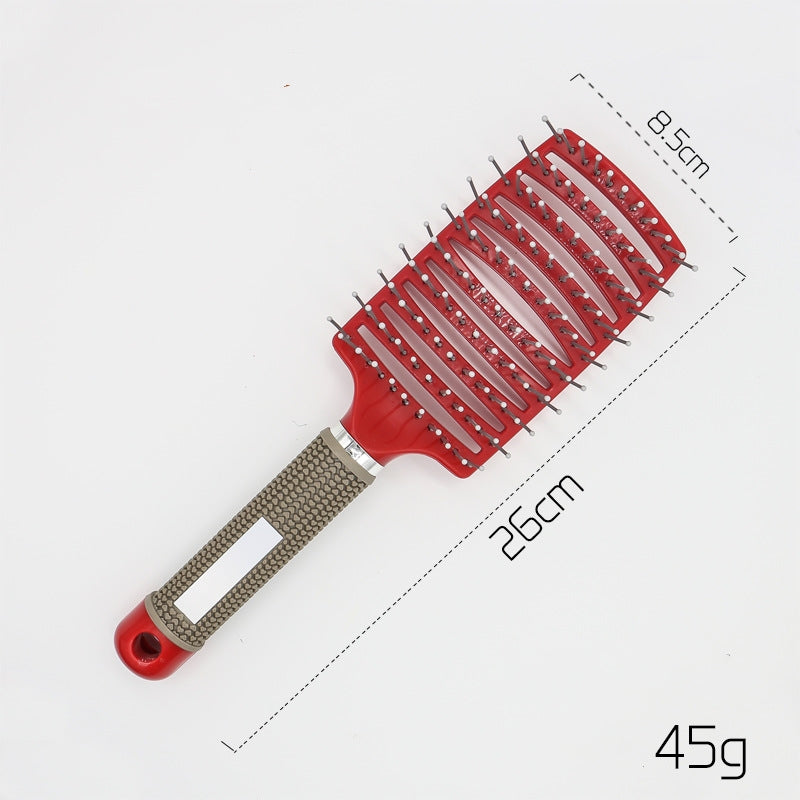 Detangle Bristle and Nylon Comb Anti-Knot Hair Brush