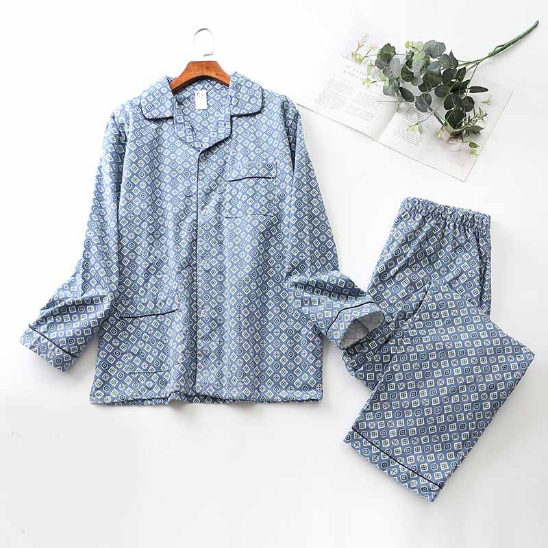 Brushed Cloth Lapel Pajama Set