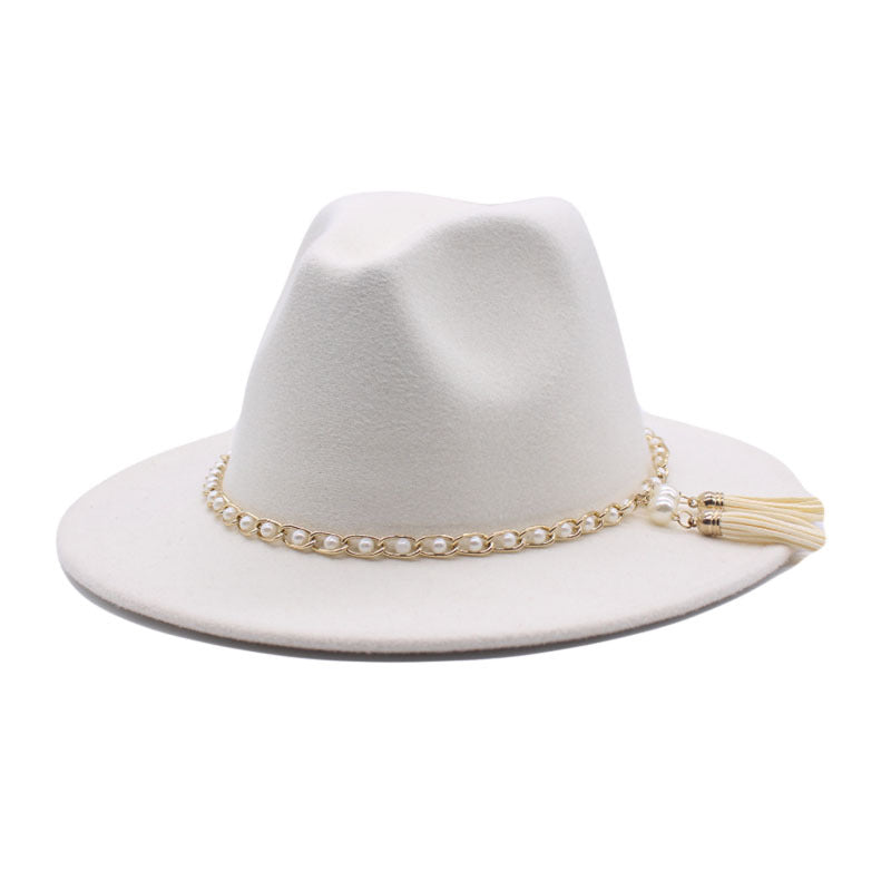 Classic Fedora Top Wool Hat