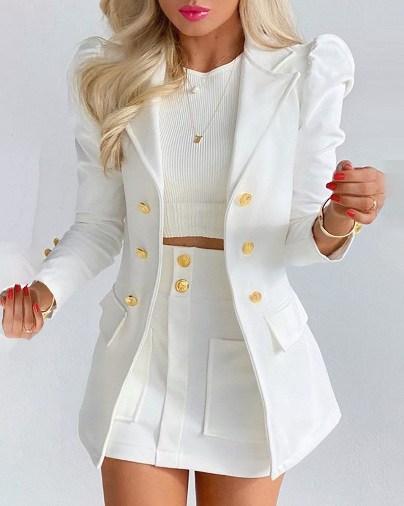 Chic Fashion Casual Suit Set