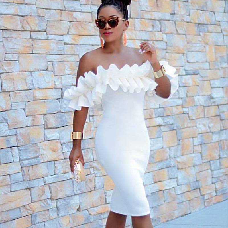 Effortless Feminine Ruffled Dress