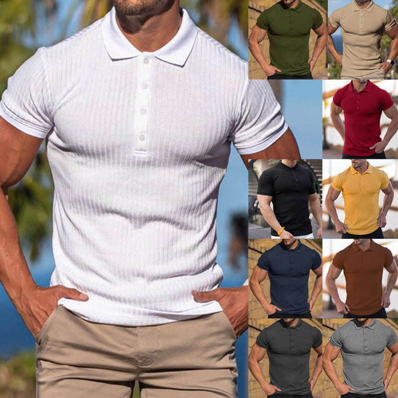 Slim Fit Mercerized Cotton Polo Shirt