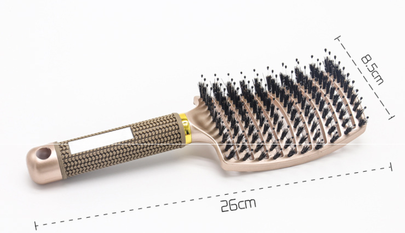 Detangle Bristle and Nylon Comb Anti-Knot Hair Brush