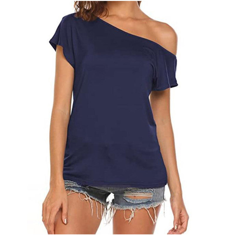 Daily Casual Off-shoulder T-shirt