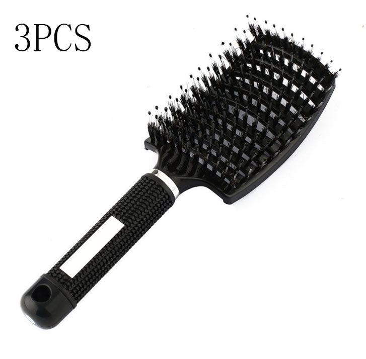 Detangle Bristle and Nylon Comb Anti-Knot Hair Brush