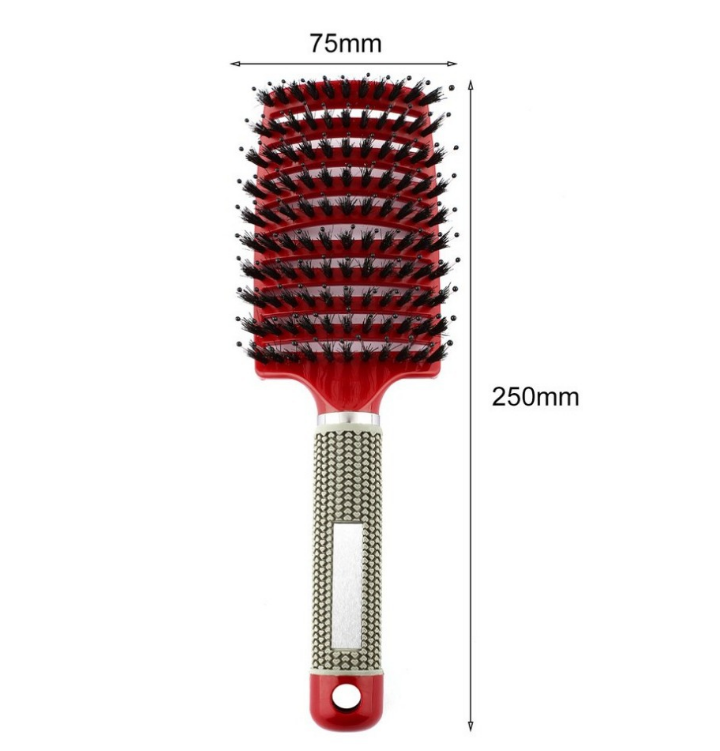 Detangle Bristle and Nylon Comb Anti-Knot Hair Brush