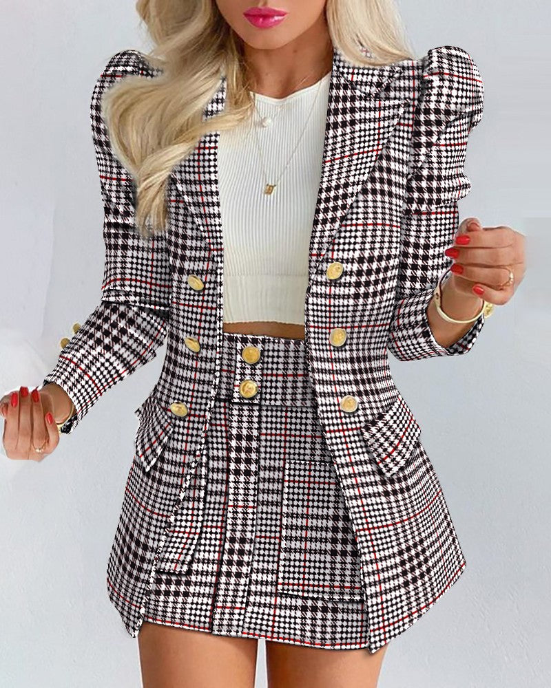 Chic Fashion Casual Suit Set