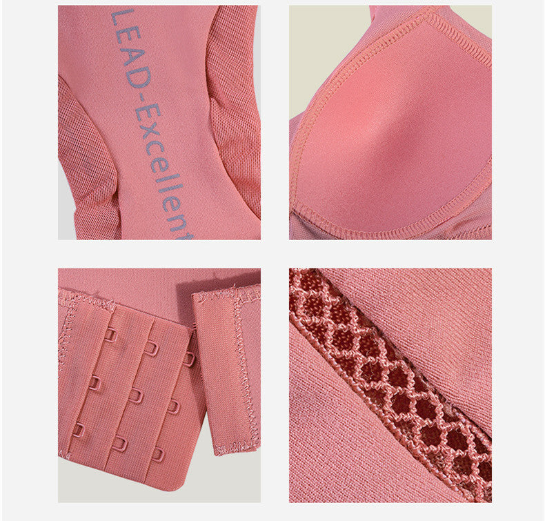 High Impact Shockproof Gathered Sports Bra