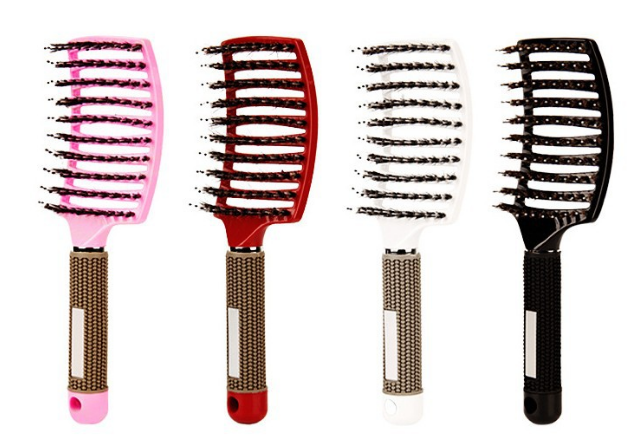 Detangle Bristle and Nylon Comb Anti-Knot Hair Brush