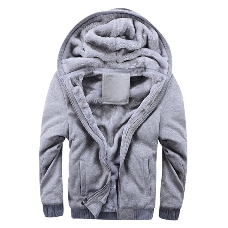 Plus Fleece Hooded Jacket