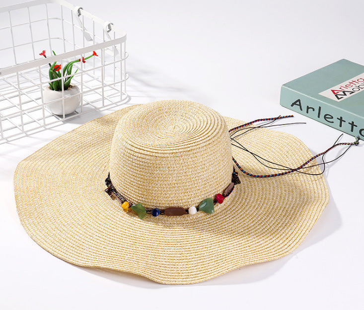Wide Brim Summer Straw Fashion Hat