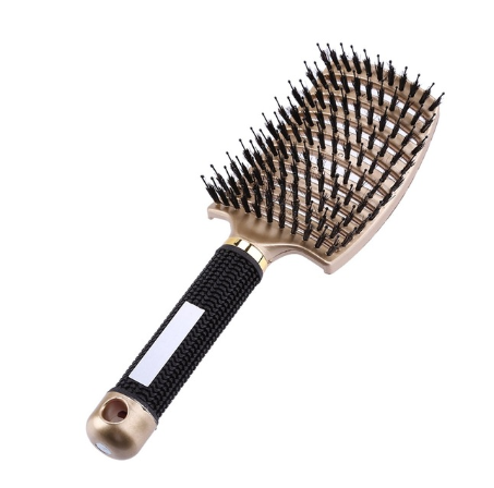 Detangle Bristle and Nylon Comb Anti-Knot Hair Brush