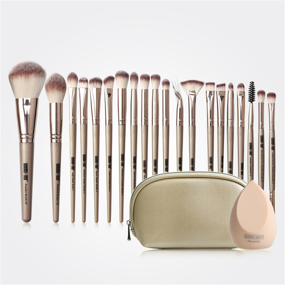 Complete Eye Shadow & Makeup Brush Beauty Tool Essentials 20 Piece Set