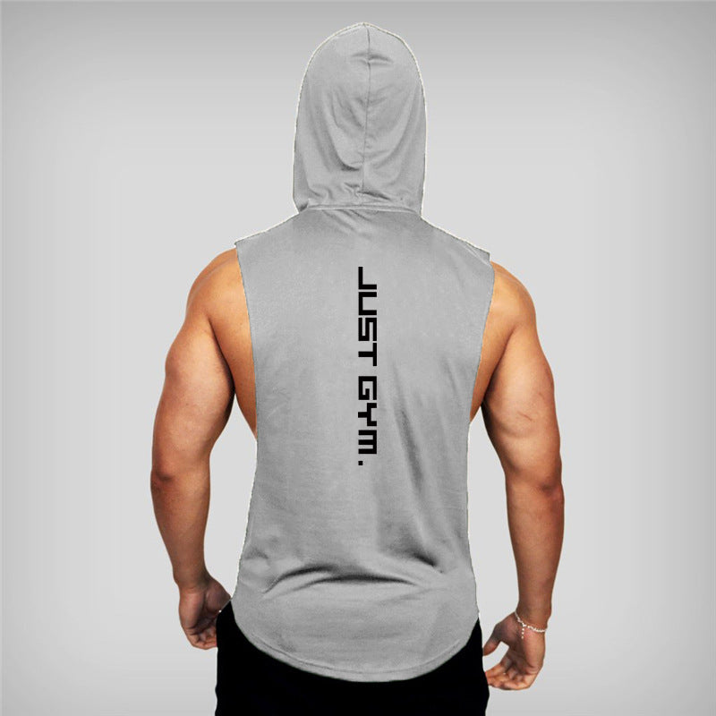 Hooded Fitness Vest for Men
