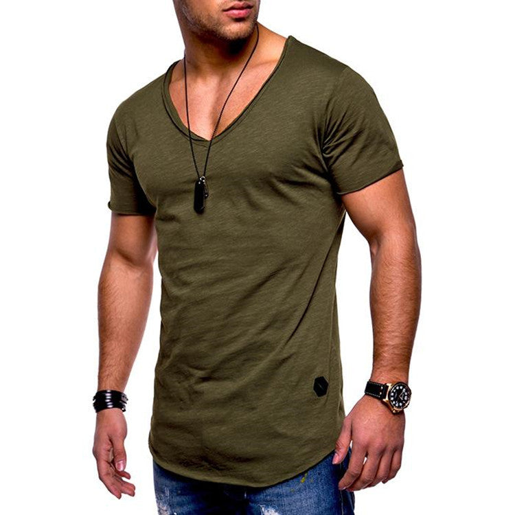V-neck Short-sleeved