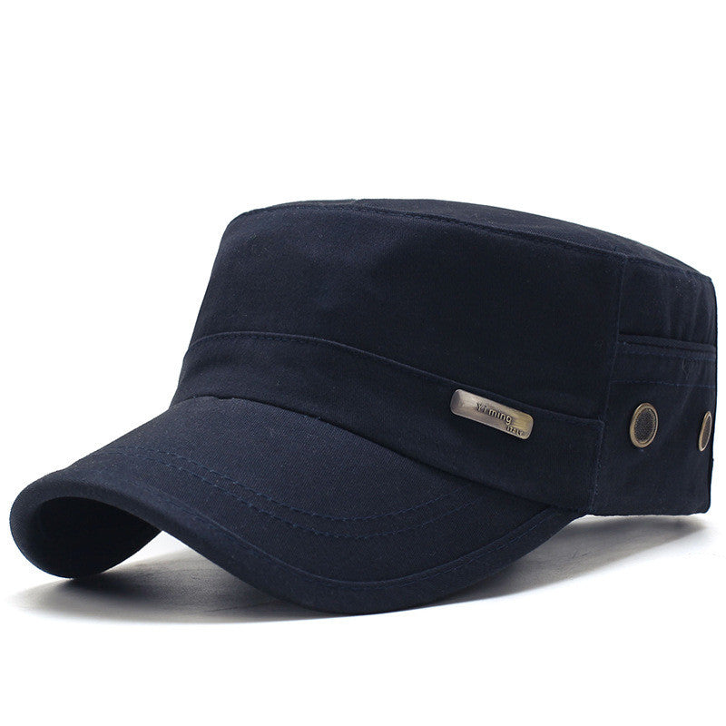 Casual Flat Top Cap Outdoor Breathable Hat