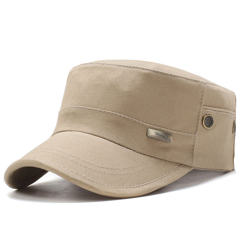 Casual Flat Top Cap Outdoor Breathable Hat