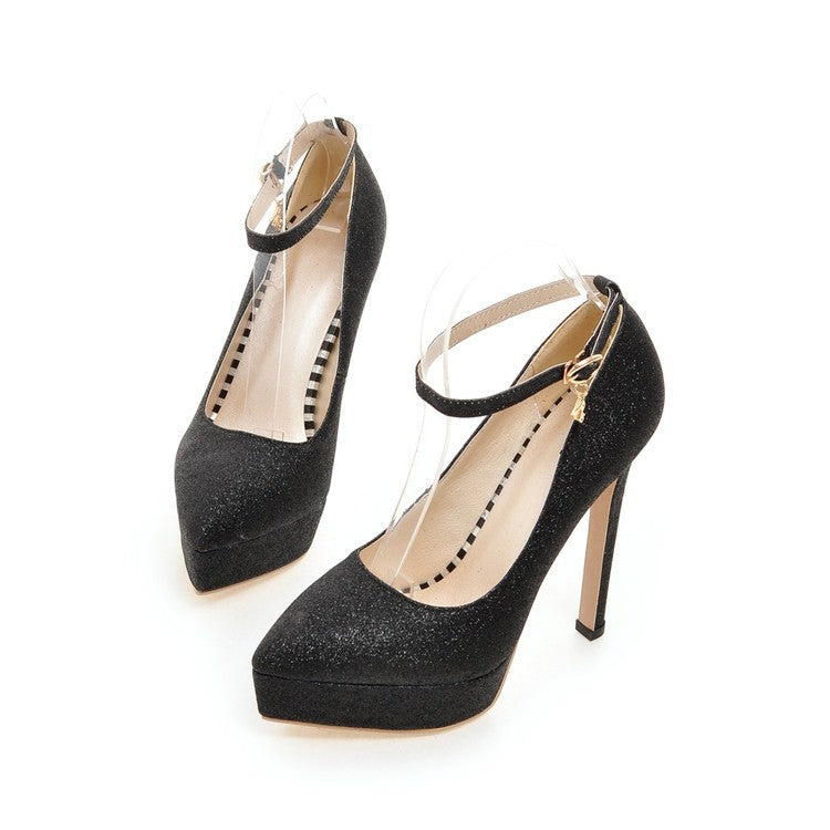 Fashion Classy Shiny Platform Stilettos