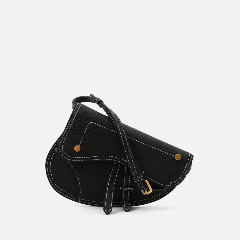 Ladies leather messenger bag