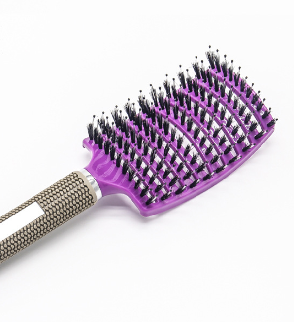 Detangle Bristle and Nylon Comb Anti-Knot Hair Brush