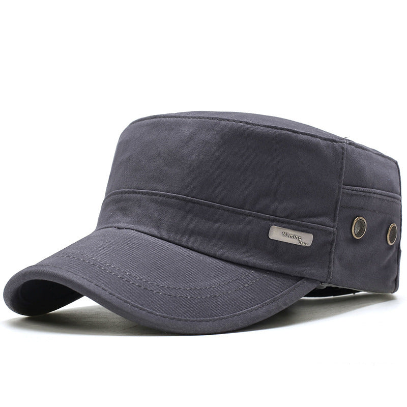 Casual Flat Top Cap Outdoor Breathable Hat