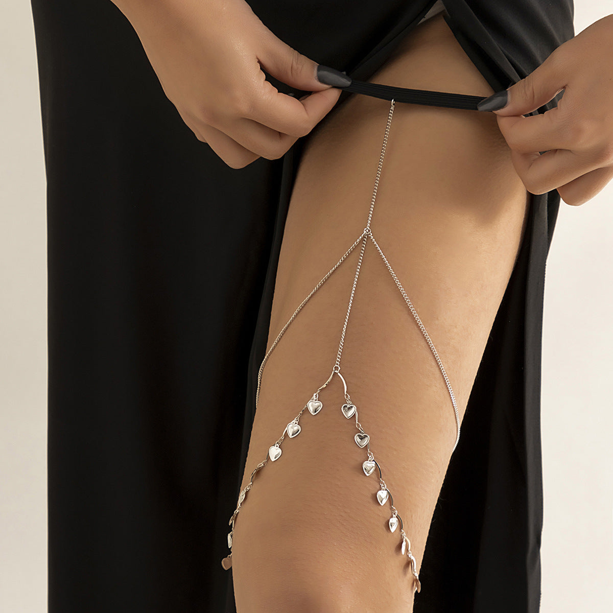 Leisure Pearl Leg Ring Body Chain