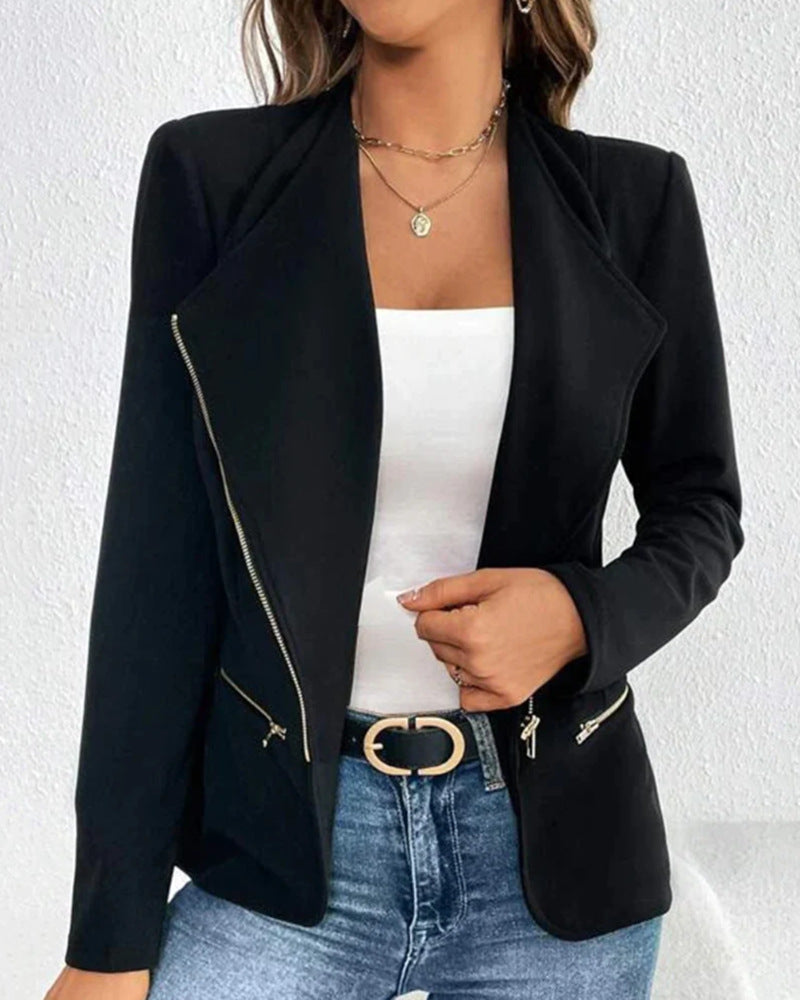 Sleek Slim Fit Mid-Length Jacket