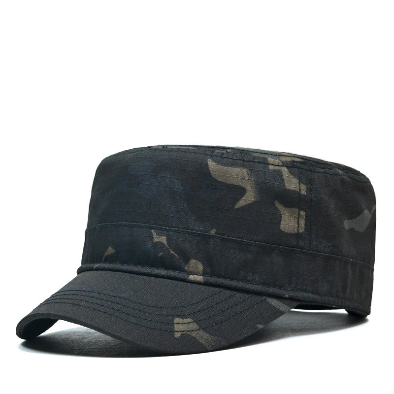 Flat Top Waterproof Cap Thin Python Camo Hat