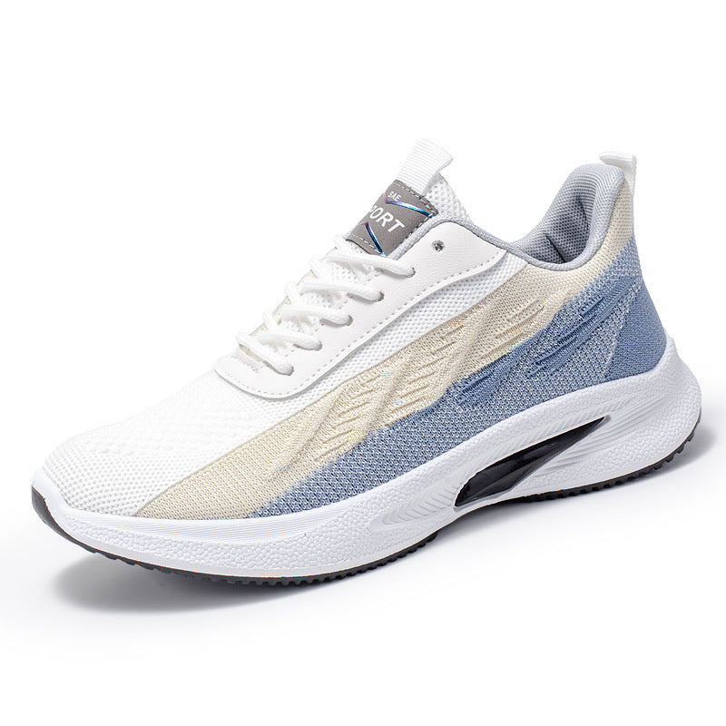 Color-Blocked Mesh Sneakers