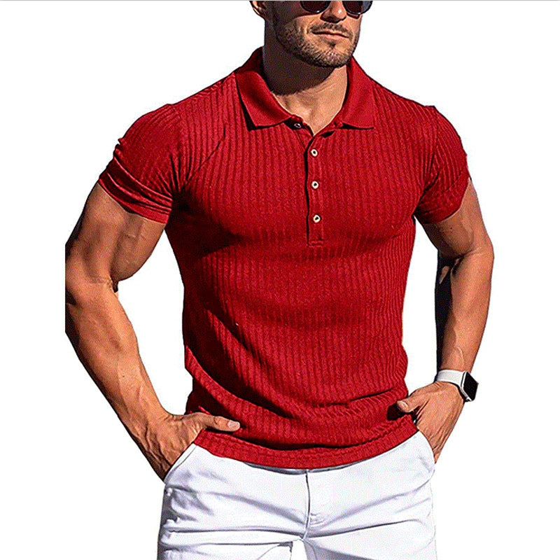 Slim Fit Mercerized Cotton Polo Shirt