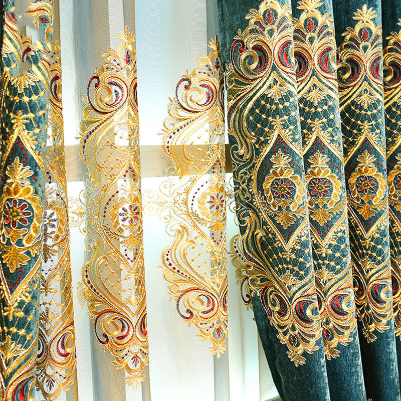 Blackout Gold Silk Embroidery